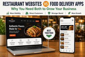 Restaurant Websites vs Food Delivery Apps: Why You Need Both to Grow Your Business